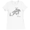 bfallen angel Ladies Fitted T-Shirt