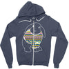bunny rabbit in Zipper Hoodie
