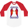 my dad is my angel 3/4 Sleeve Shirt