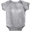 i beat cancer by cancer i mean children Baby Onesie