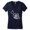 boosted turbo snail Women's V-Neck T-Shirt