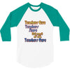 teachers give, share, care 3/4 Sleeve Shirt