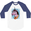 unicorn nerd graphic 3/4 Sleeve Shirt