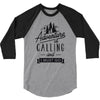 adventure calling and i must go woods ex 3/4 Sleeve Shirt
