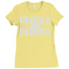 people are people Ladies Fitted T-Shirt