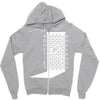 i warned you Zipper Hoodie