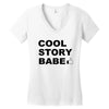 cool story bro Women's V-Neck T-Shirt