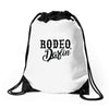 rodeo darlin Drawstring Bags