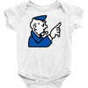 go to jail monopoly Baby Onesie