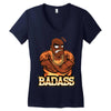 badass Women's V-Neck T-Shirt