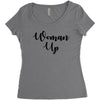woman up Women's Triblend Scoop T-shirt