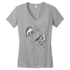 self made zombie Women's V-Neck T-Shirt