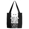 this is my lazy ghost costume Tote Bags