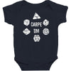 christmas gift carpe dm Baby Bodysuit