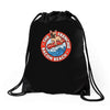 bacon beach Drawstring Bags