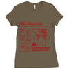 mogwai warning Ladies Fitted T-Shirt
