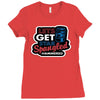 star spangled hammered Ladies Fitted T-Shirt
