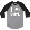 i love vinyl 3/4 Sleeve Shirt