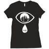 m83 midnight city eye design Ladies Fitted T-Shirt