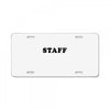 Staff License Plate