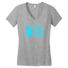 save a wave ride a surfer Women's V-Neck T-Shirt