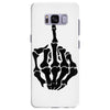middle finger skeleton bone skull grafitti art Samsung Galaxy S8 Plus