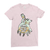 ghost just here for the boos Ladies Fitted T-Shirt