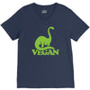 vegan dinosaur best trending V-Neck Tee