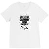 Greatest Grammy In The Universe V-Neck Tee