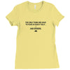 fear it delf and spiders Ladies Fitted T-Shirt