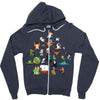 alpha battle Zipper Hoodie