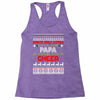 Santa Only Comes Once A Year Papa Is Always Here To Cheer Racerback Tank