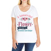 A January Girl Like A Flowers Ladies Curvy T-Shirt