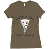 pizza is my spirit animal Ladies Fitted T-Shirt