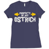 property of my ostrich Ladies Fitted T-Shirt