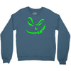 scary pumpkin halloween Crewneck Sweatshirt
