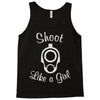 shoot like a girl Tank Top