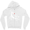 flying rudolph Zipper Hoodie