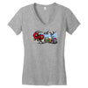 red ant Women's V-Neck T-Shirt
