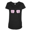 kacamata bujur Maternity Scoop Neck T-shirt