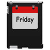 title of day of the week friday day of the week iPad 3 and 4 Case