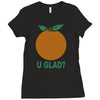 orange uglad Ladies Fitted T-Shirt