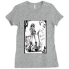 crazy girl Ladies Fitted T-Shirt