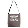 this is what an awesome uncle looks like   mens funny father's day Adjustable Strap Totes