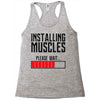 new installing muscle Racerback Tank