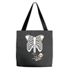pregnant skeleton baby costume halloween maternity ninja ladies Tote Bags