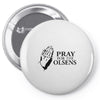 pray Pin-back button