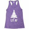 lit af Racerback Tank