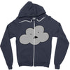 cloud say huh Zipper Hoodie