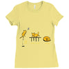 cat olympics Ladies Fitted T-Shirt